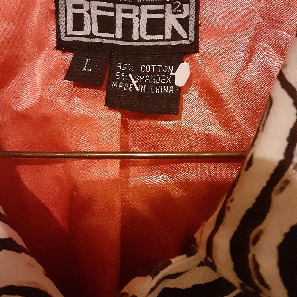 Zebra Print Light Weight Jacket - image 3